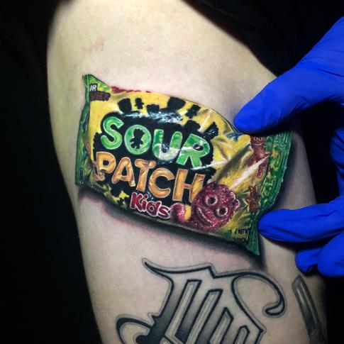 Mike DeVries - Sour Patch Kids Tattoo